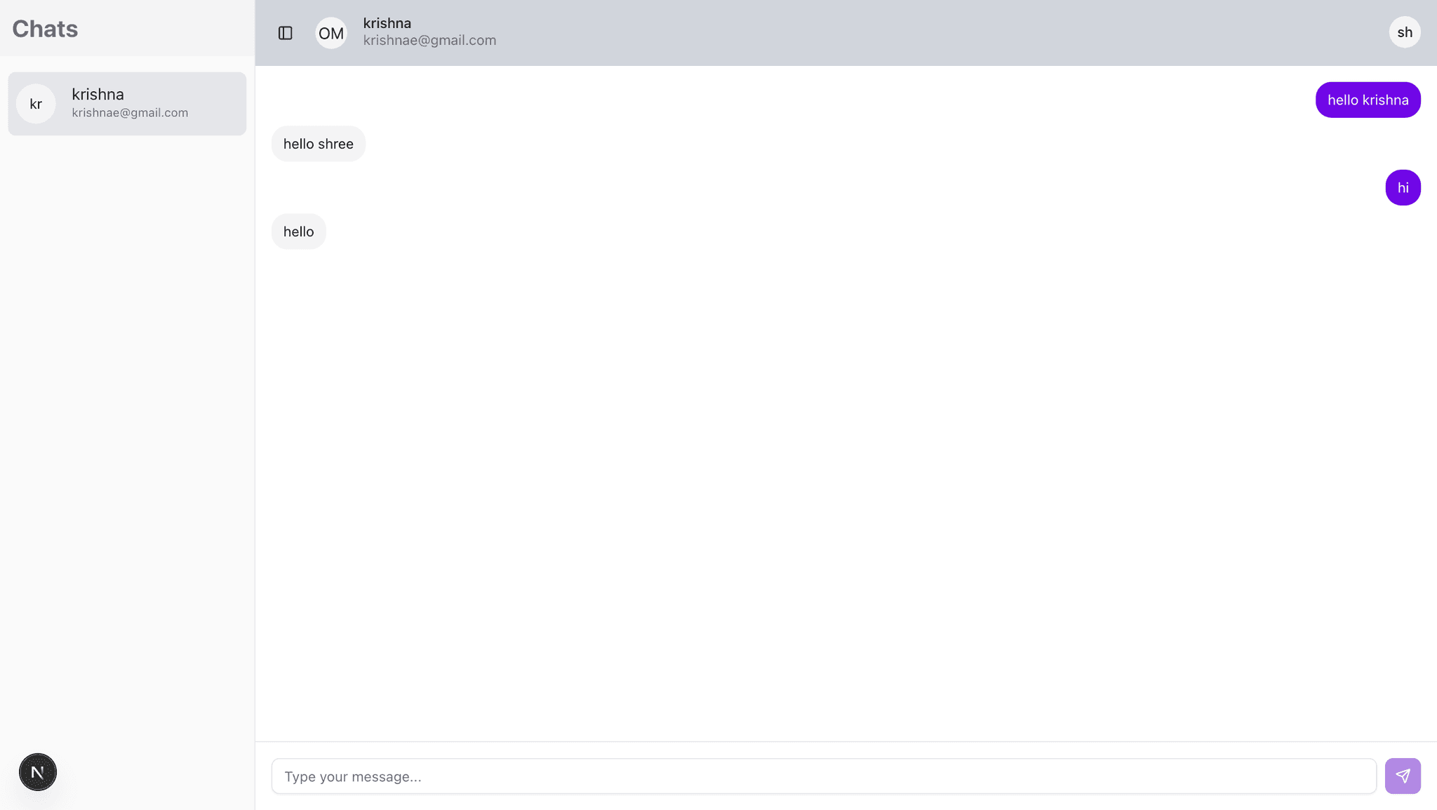 Realtime Chat App